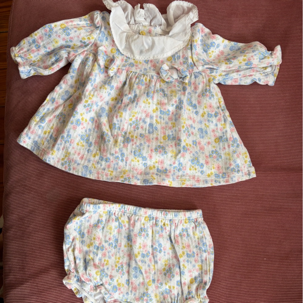 Janie and Jack Pastel Floral Baby Dress
